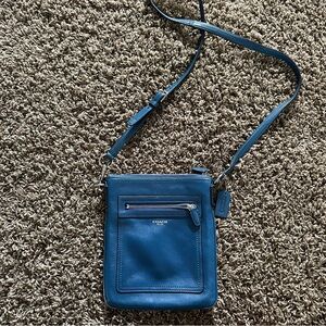 Blue Coach Crossbody Bag